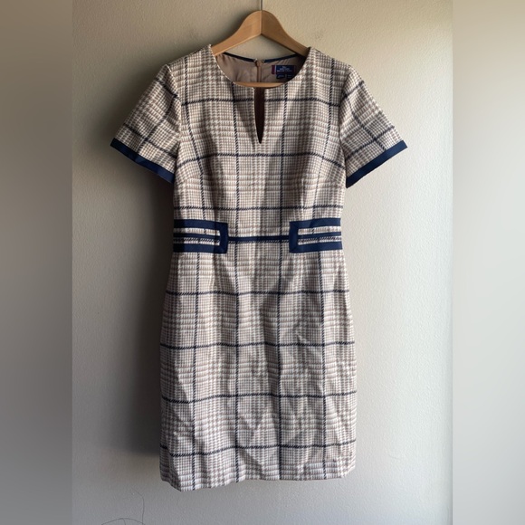 Boden Wool Heritage British Tweed Sheath Dress Size 8R - Picture 6 of 15